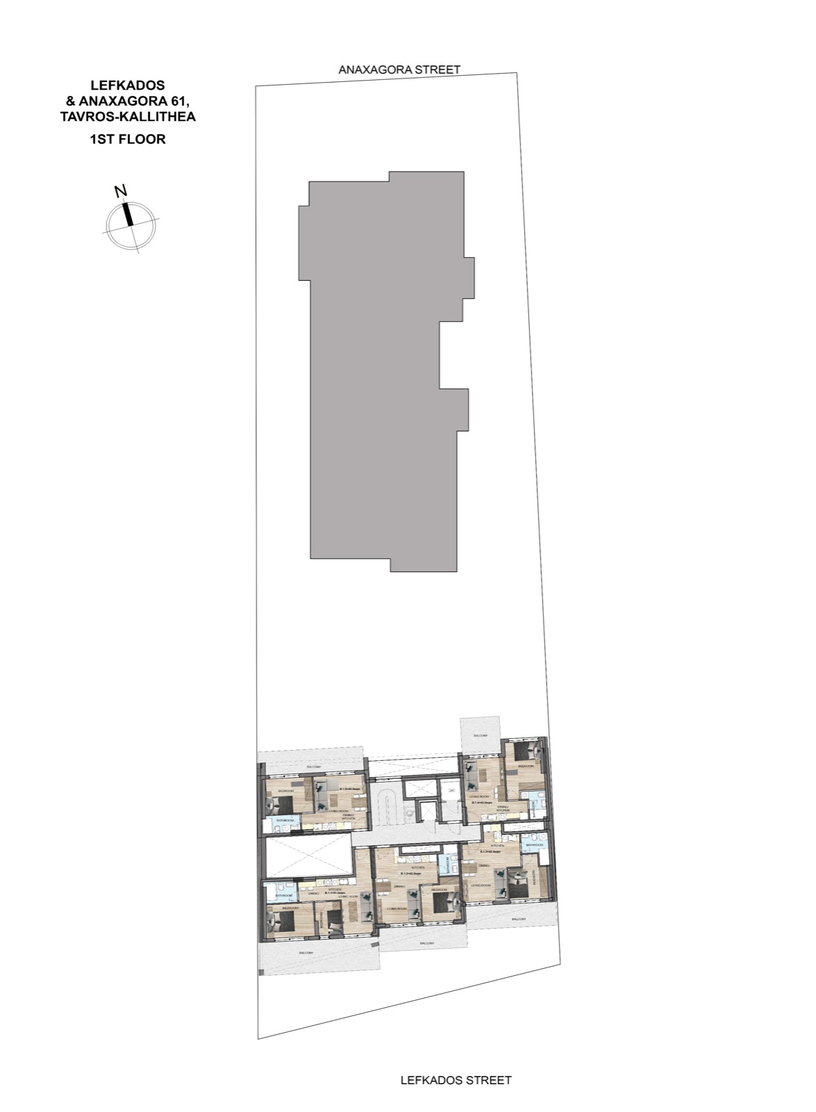 Leukados & Anaxagora 61, Kallithea-Tavros 21