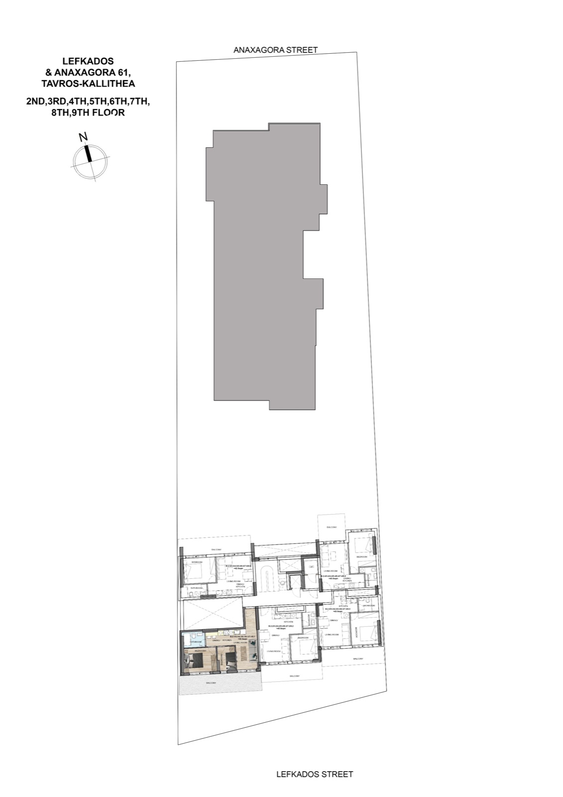 Leukados & Anaxagora 61, Kallithea-Tavros 31