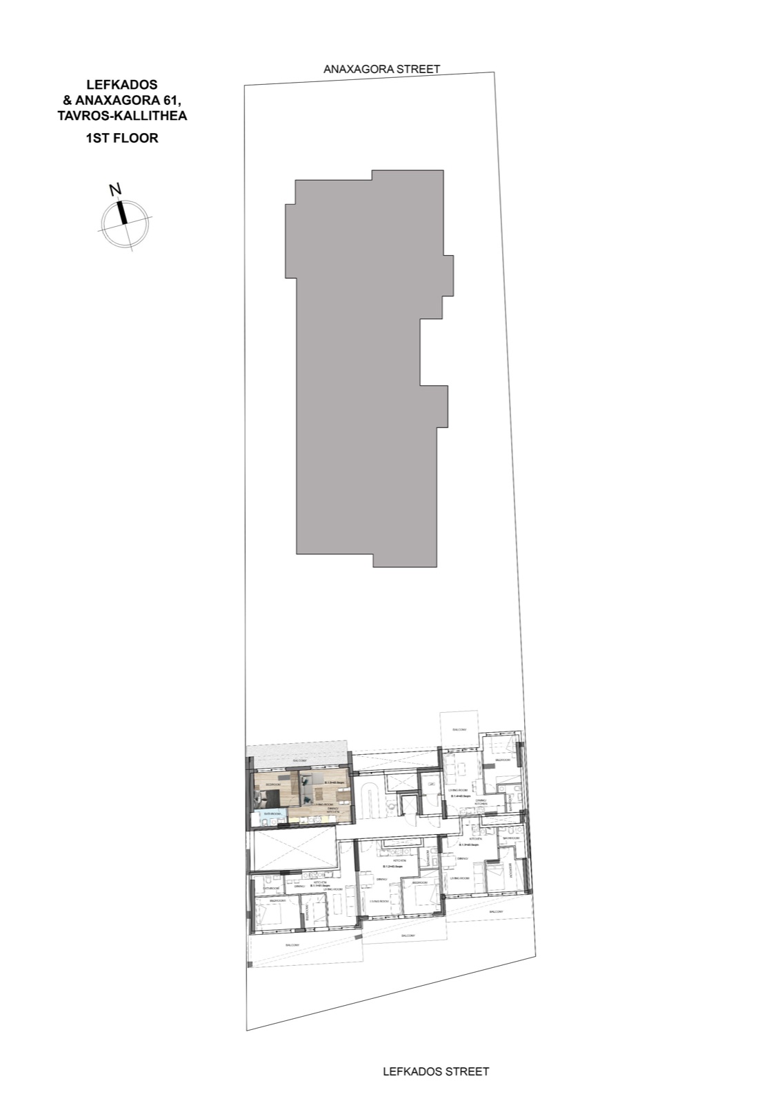 Leukados & Anaxagora 61, Kallithea-Tavros 37