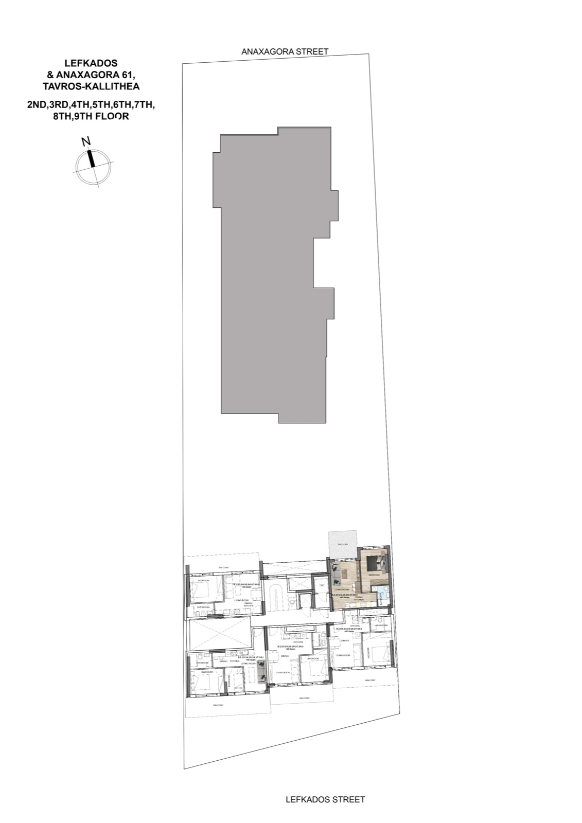 Leukados & Anaxagora 61, Kallithea-Tavros 40