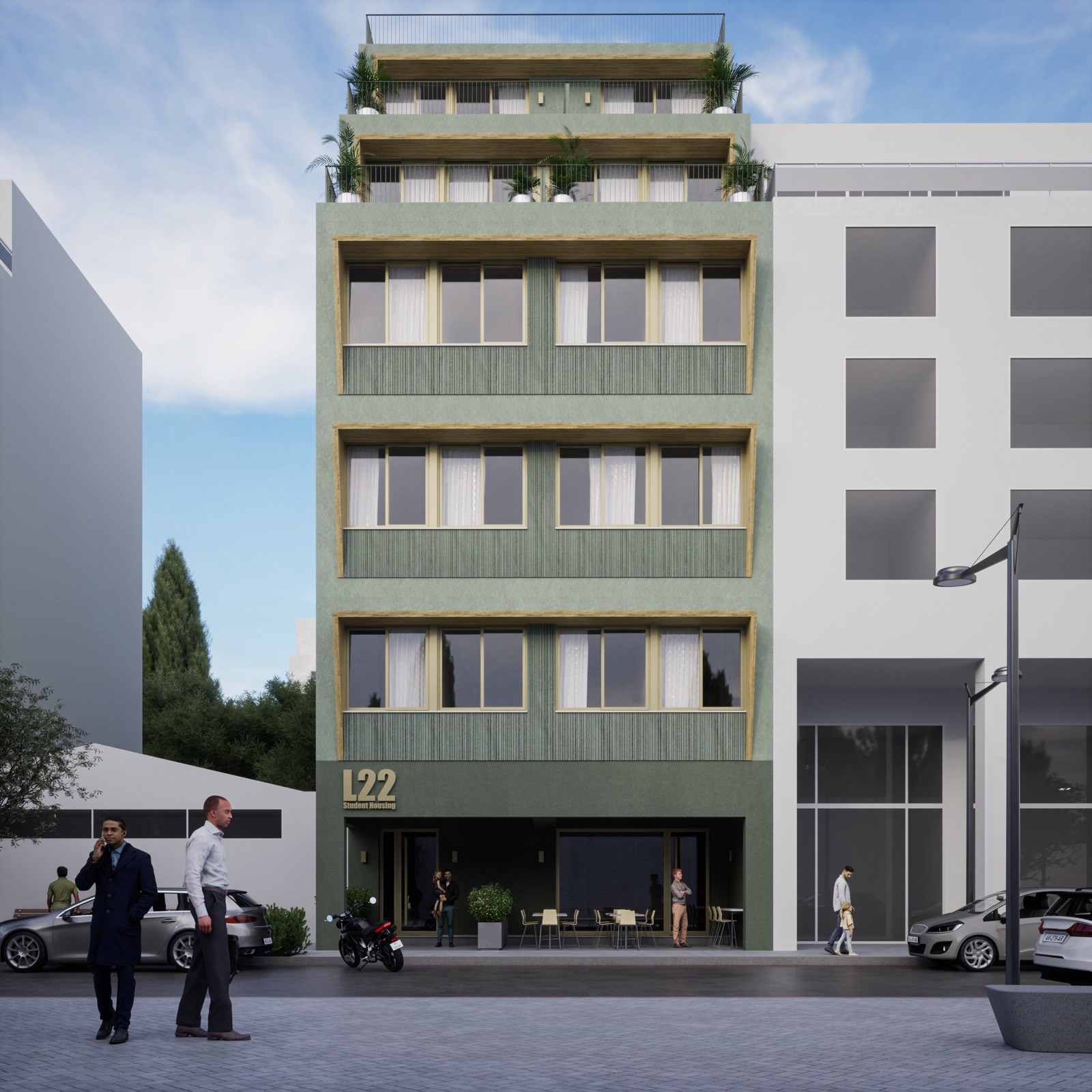 L22 Student Housing, Kerameikos