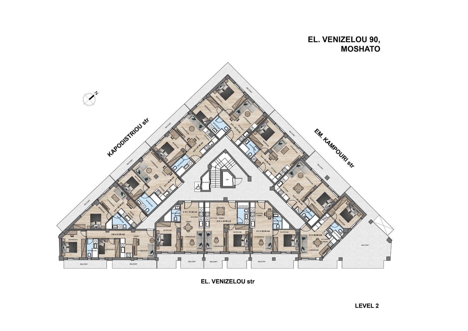 Eleftheriou Venizelou 90, Moschato — 2nd & 3rd Floors 2