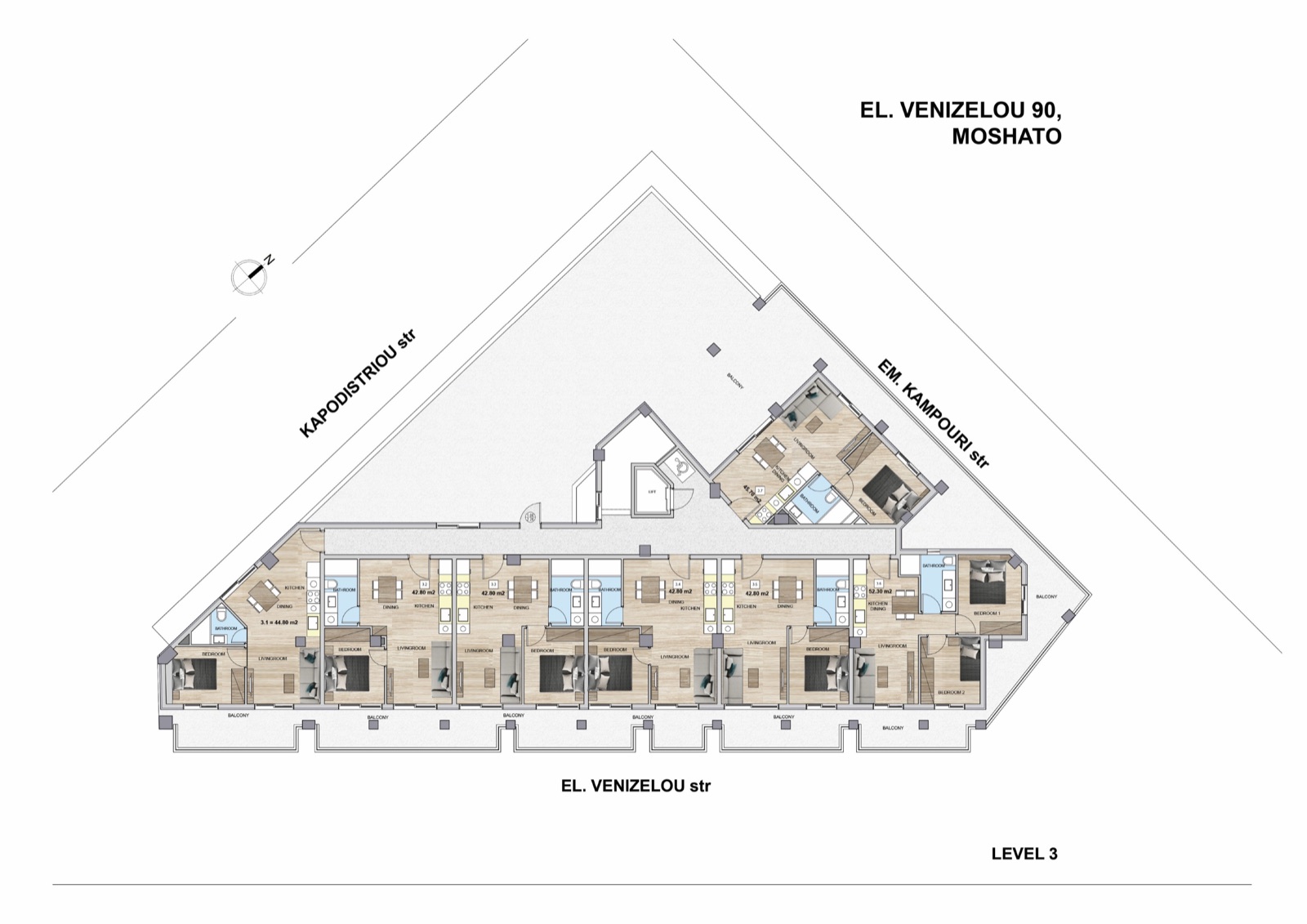 Eleftheriou Venizelou 90, Moschato — 2nd & 3rd Floors 11